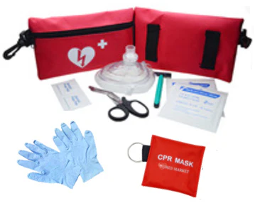 AED/CPR First Responder Kit - Red