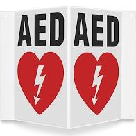 AED 3-D Wall Sign (non branded)
